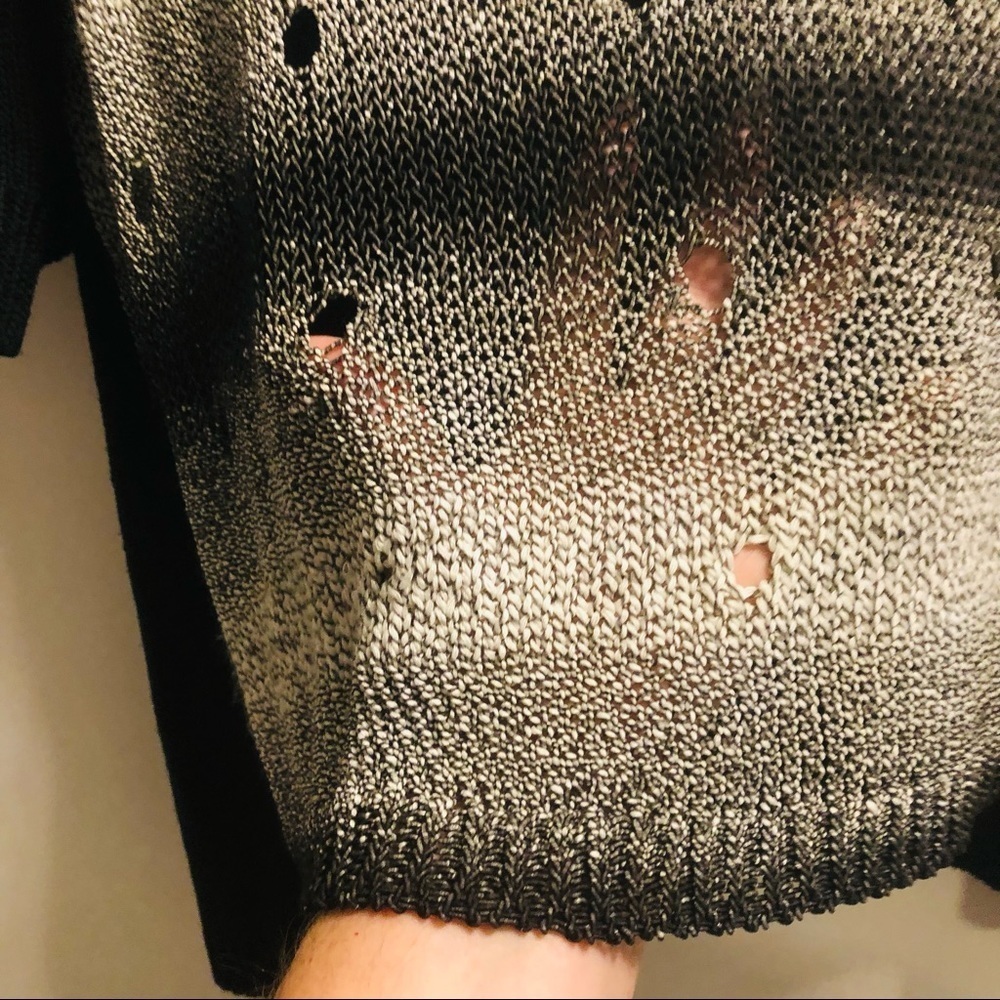 Plus Size 4X Ombré Bl/Grey Tunic Sweater Pennington’s - Picture 3 of 7